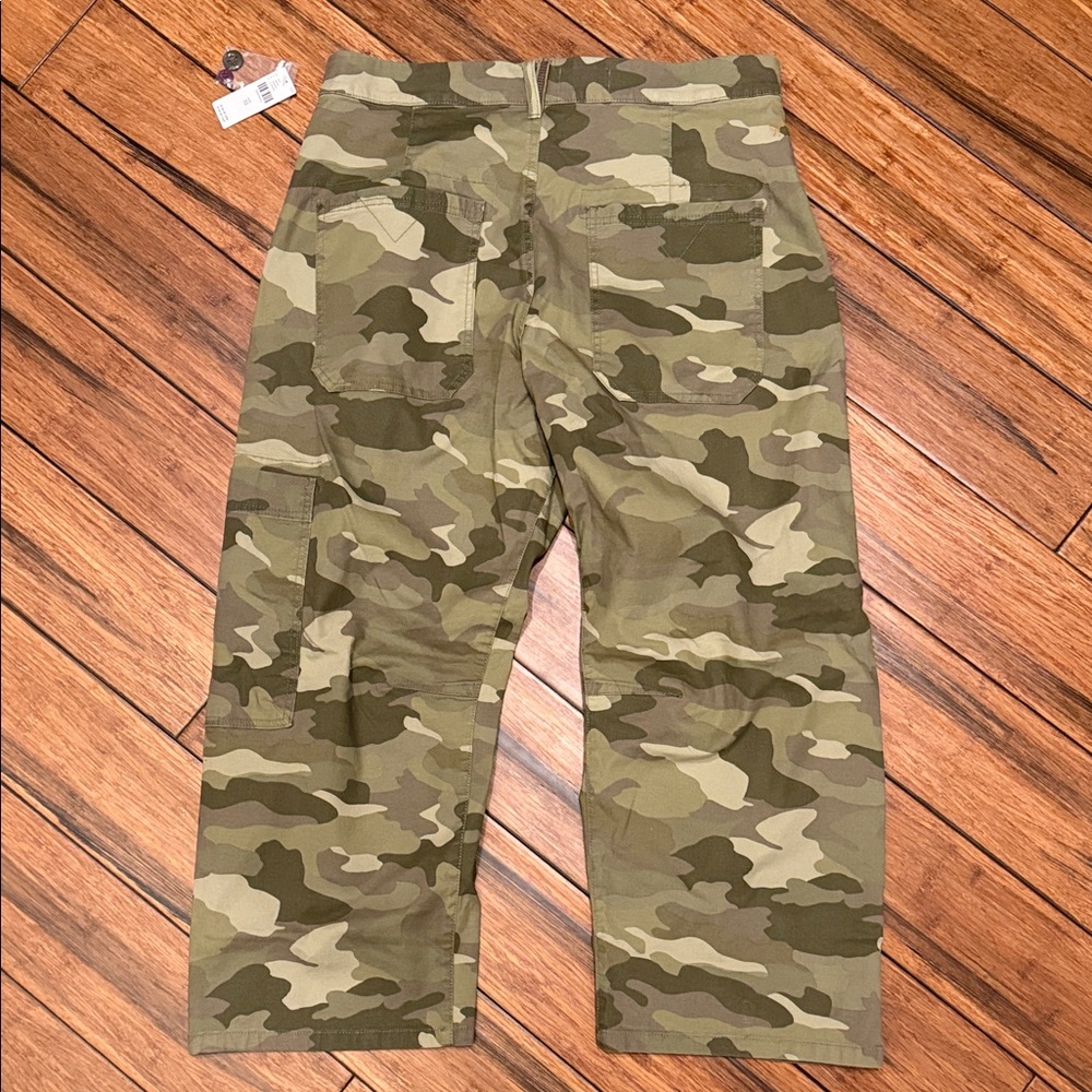 Anthropologie Pilcro New Sz 32 Barrel Camo Pants - Picture 9 of 13